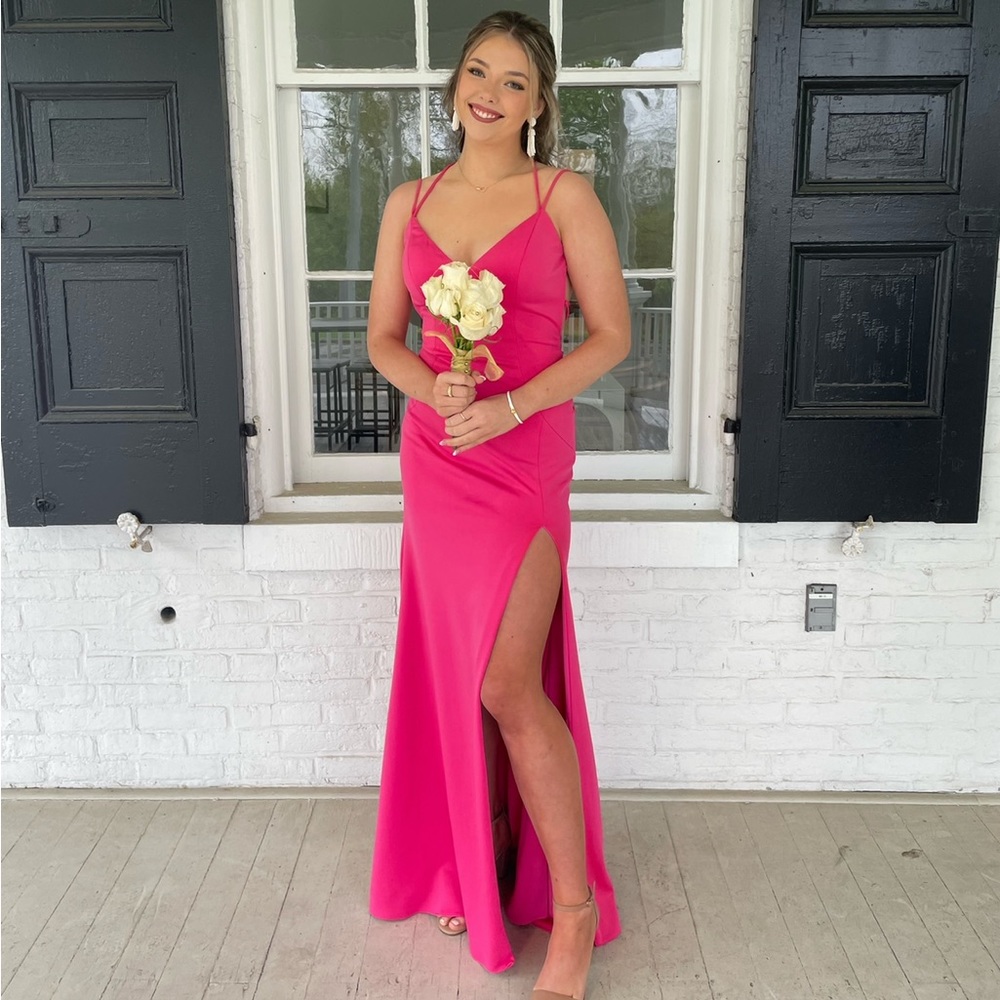 Pink Jovani prom dress